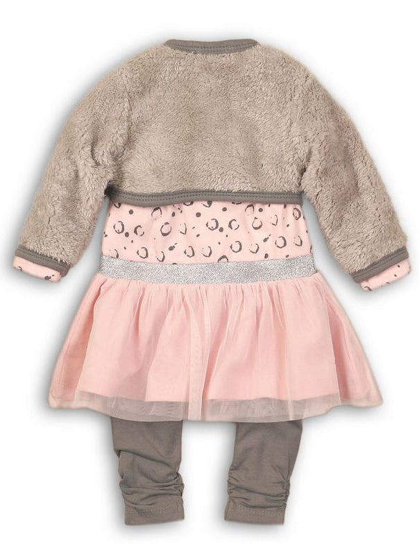 <tc>Бебешка рокля 3 части ALIKA розова</tc>