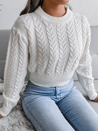 <tc>Къс пуловер Berber бял</tc>