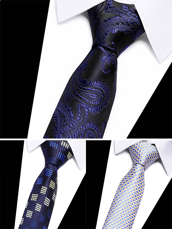 <tc><!-- x-tinymce/html -->3 броя Вратовръзки CHESS синьо, черно, светлосиво</tc>