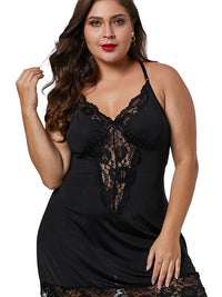 КОМПЛЕКТ БЕЛЬО PLUS SIZE ZENAIDE черен-6XL