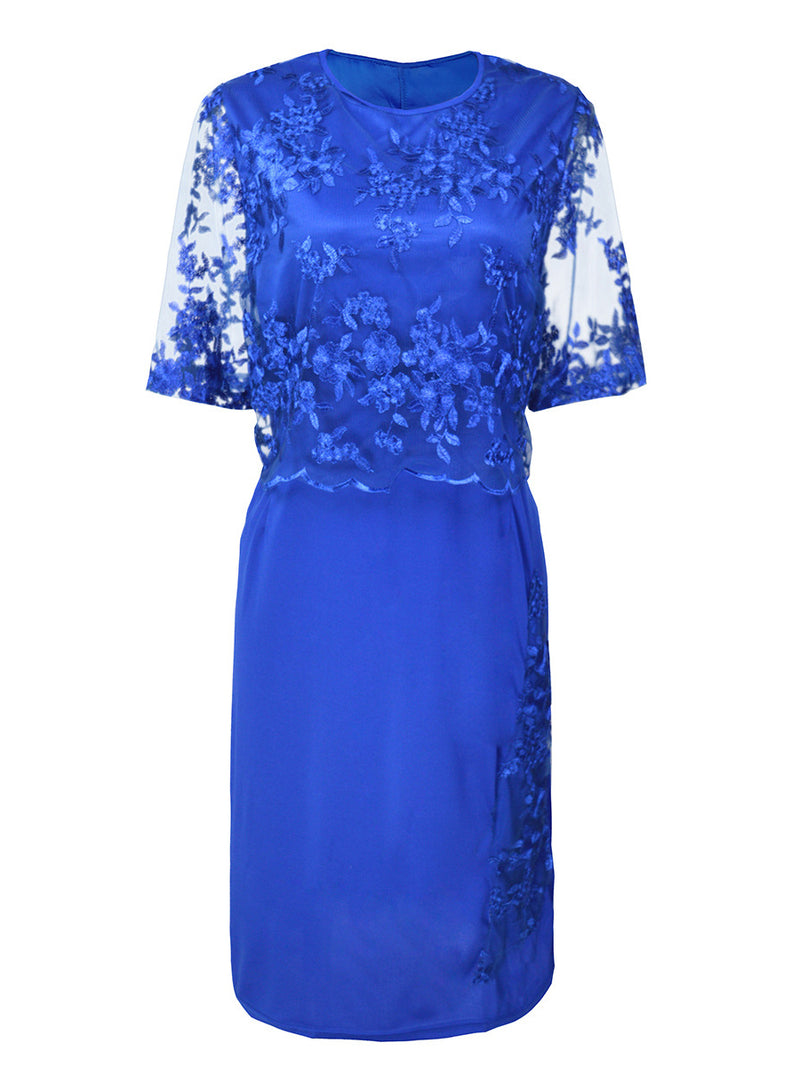 ELEGANT DRESS BERNICE blue