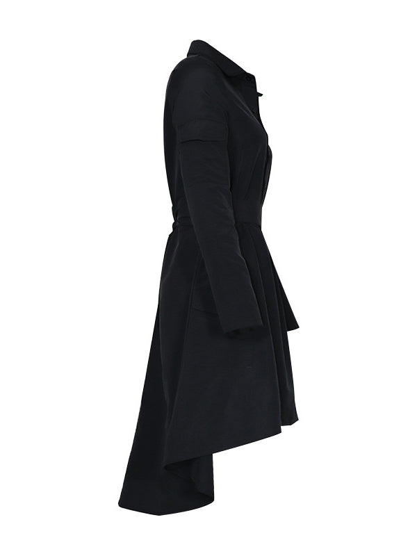 ELEGANT DRESS HEATHUR black (belt not included)