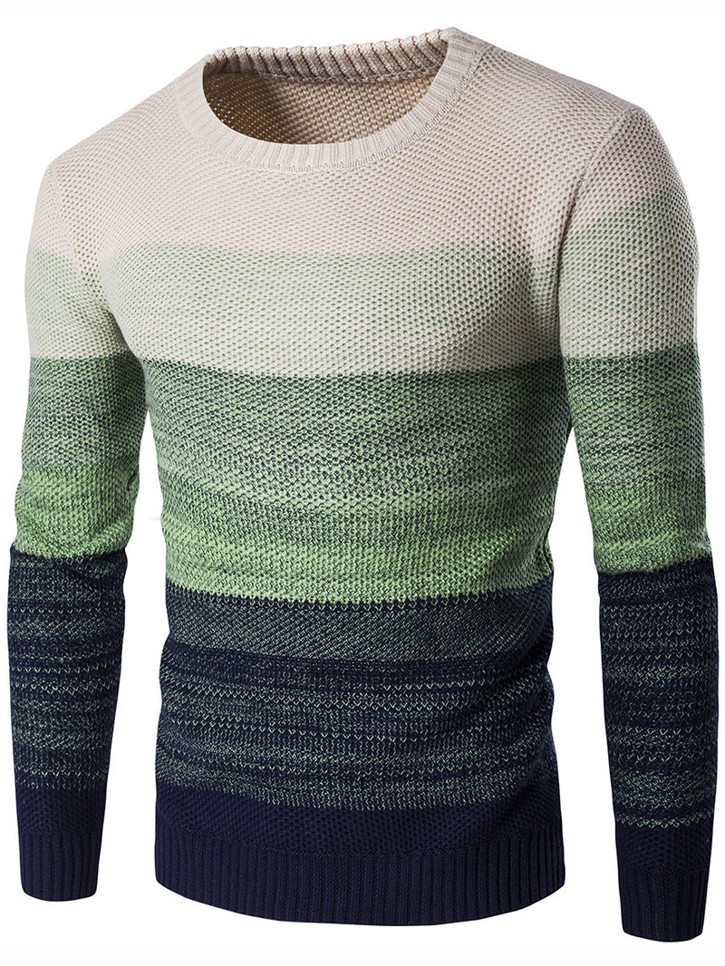 <tc>Мъжки пуловер LANGER зелен</tc>