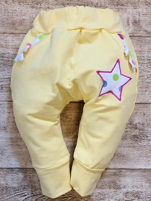 <tc>Бебешки панталонки CORA жълто</tc>