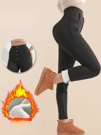 TERMO LEGGINGS HAIA črne