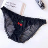 PANTIES WITH CHERRIES LEOLA black