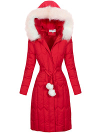 WINTER COAT NEREA red