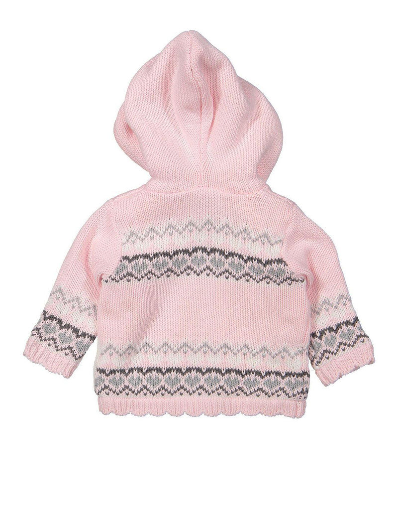 BABY OUTSIDE CARDIGAN ANIKA pink